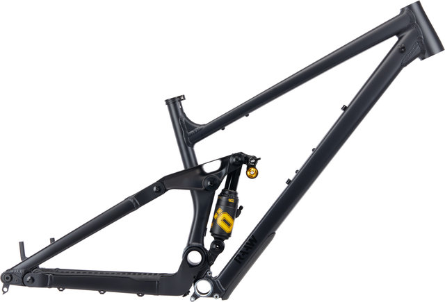 RAAW Mountain Bikes Kit de Cadre Madonna V2.2 29" avec ÖHLINS TTX 2 Air - matt black/L, 60 mm