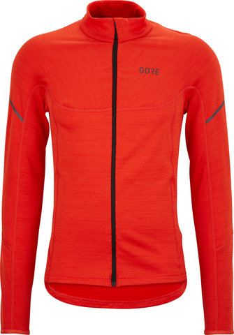 M Thermal Zip Long Sleeve Shirt - fireball/M
