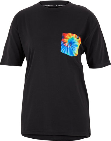 A-OK Pocket Tech Tee - black-tie dye/S