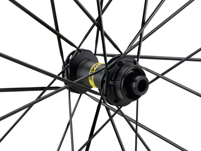 Mavic Cosmic SLR 65 Disc Center Lock Carbon Laufradsatz - schwarz/28" Satz (VR 12x100 + HR 12x142) Shimano