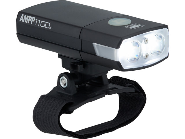 AMPP 1100 Helmlampe - schwarz/1100 Lumen
