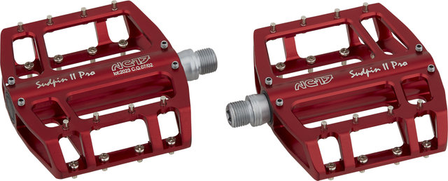 NC-17 Sudpin II Pro Plattformpedale - rot