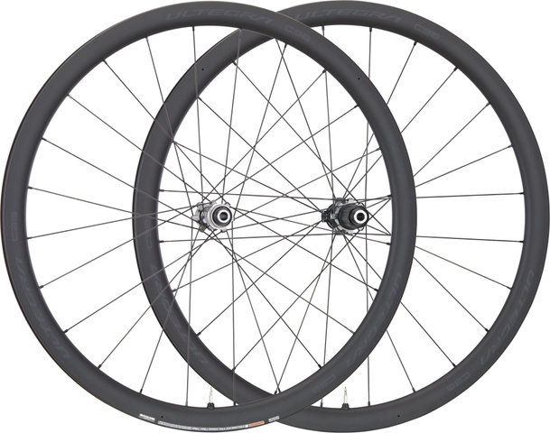 Shimano WH-R8170-C36-TL Ultegra Disc Center Lock Carbon Laufradsatz - schwarz/28" Satz (VR 12x100 + HR 12x142) Shimano