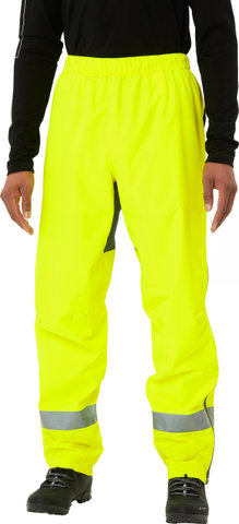 VAUDE Luminum Regenhose - neon yellow/M
