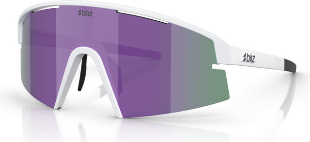 Bliz P006 Small Sportbrille - matte white | purple mirror