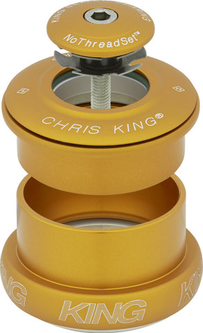 Chris King Juego de dirección InSet i5 ZS49/28,6 - EC49/40 GripLock - gold/1 1/8" - 1,5" tapered/ZS49/28,6 - EC49/40