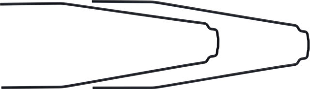 SKS Spare Stays for Rear Bluemels Style w/ ESC V Adapters - black/56 mm