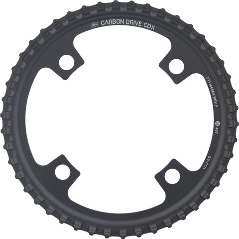Gates CDX Front Belt Drive Sprocket 4-arm 104 mm Bolt Circle Diameter - black/46 