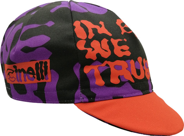 Cinelli Cycling cap - in-bike-we-trust-orange/one size
