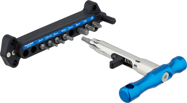 ParkTool Quick-Change T-handle w/ Bits QTH-1 - blue-silver