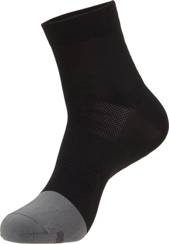 M Light Socken mittellang - black-graphite grey/41-43