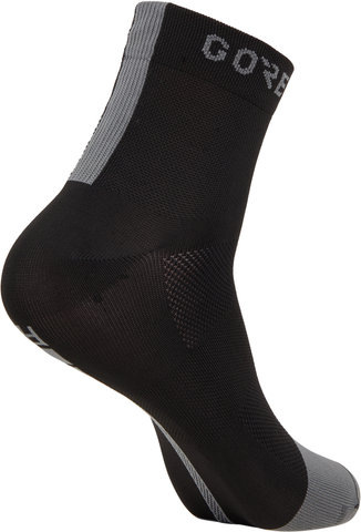 GORE Wear Calcetines medio largos M Light Socken - black-graphite grey/41-43