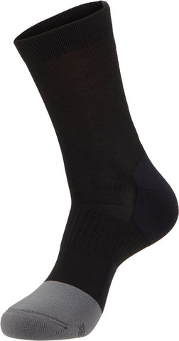 M Socken mittellang - black-graphite grey/41-43