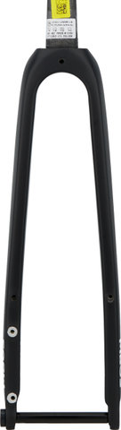 Columbus Fourche Futura Gravel Carbone - mat black/1 1/8" - 1 1/4" tapered/28"/Axe Traversant 12 mm/100 mm/47 