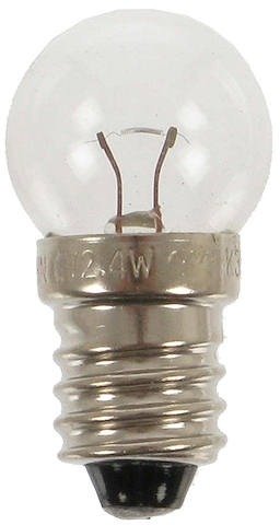 Incandescent Headlamp - universal/6V/2.4W bolt