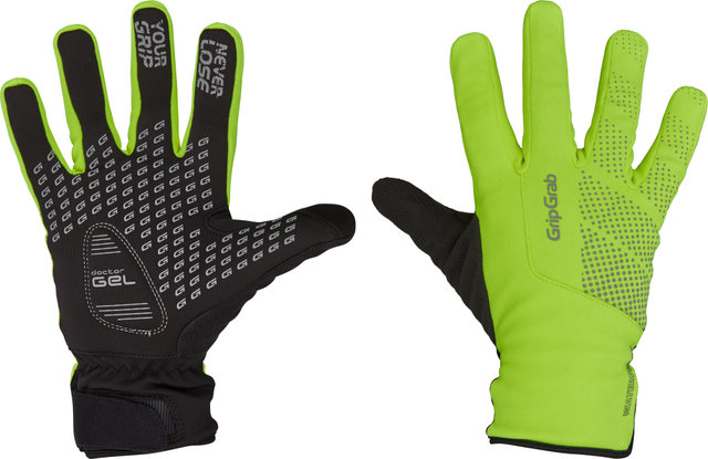 GripGrab Guantes de dedos completos Ride Hi-Vis Waterproof invierno - yellow hi-vis/M