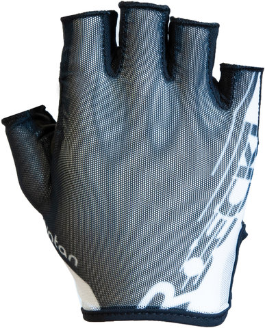 Ilova Half Finger Gloves - black-white/8