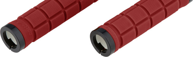 Lizard Skins Northshore Lock On Handlebar Grips - deep red/130 mm