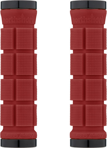 Northshore Lock On Lenkergriffe - deep red/130 mm