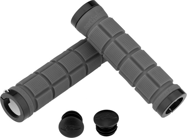 Lizard Skins Northshore Lock On Handlebar Grips - graphite/130 mm