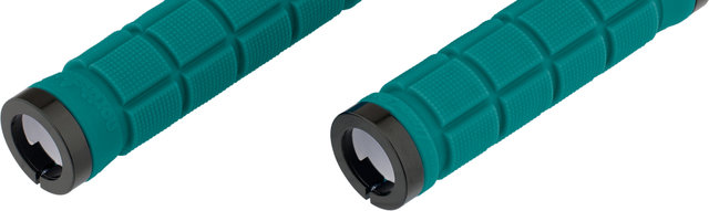 Lizard Skins Northshore Lock On Handlebar Grips - teal/130 mm