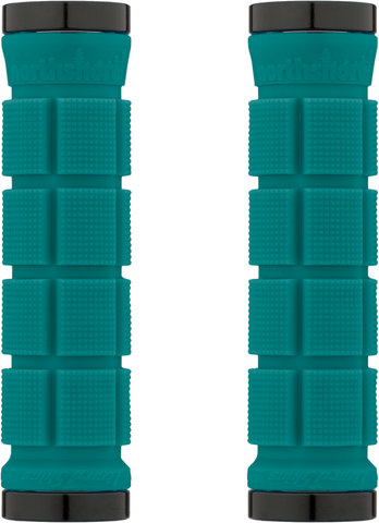 Lizard Skins Northshore Lock On Handlebar Grips - teal/130 mm