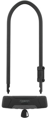 ABUS Candado de arco Granit Plus 470 con soporte EaZy KF KLICKfix - negro/300 mm