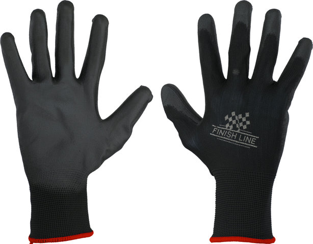 Finish Line Mechanic's Gloves - black-red/L/XL