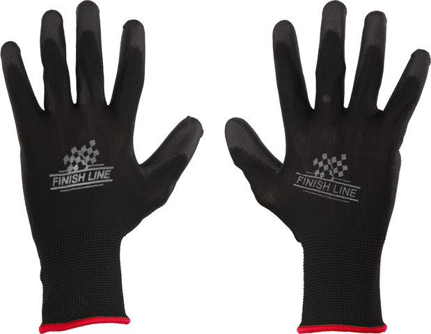 Finish Line Guantes de mecánico - negro-rojo/L/XL