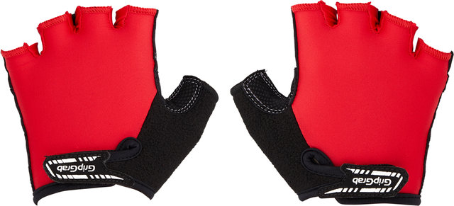 GripGrab Guantes de medio dedo para niños X Trainer Kids - red/M