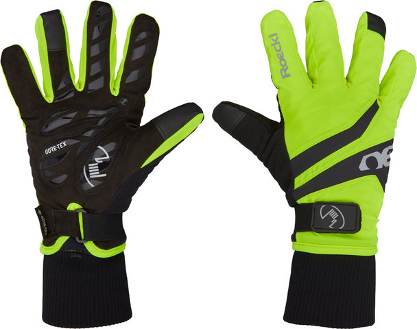 Roeckl Rocca GTX Full Finger Gloves - neon yellow/8