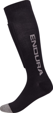 Endura SingleTrack Calcetines con protectores de tibia - black/S-M