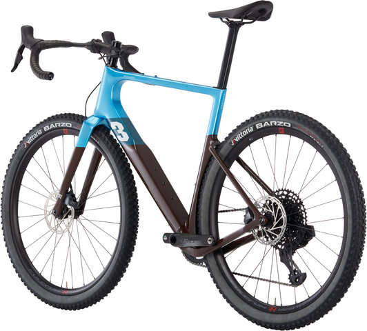 3T Vélo de Gravel en Carbone Exploro Max Eagle AXS 1X - blue-brown/M