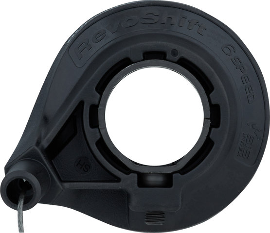 Shimano Puño de cambios giratorio SL-RV200 con indicador de marcha 3/6/7 vel. - negro/6 velocidades