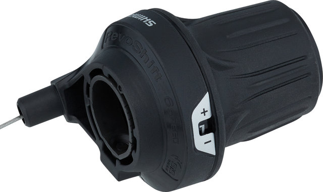 Shimano Puño de cambios giratorio SL-RV200 con indicador de marcha 3/6/7 vel. - negro/6 velocidades