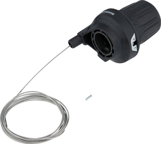 Shimano Puño de cambios giratorio SL-RV200 con indicador de marcha 3/6/7 vel. - negro/6 velocidades