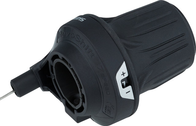 Shimano Puño de cambios giratorio SL-RV200 con indicador de marcha 3/6/7 vel. - negro/7 velocidades