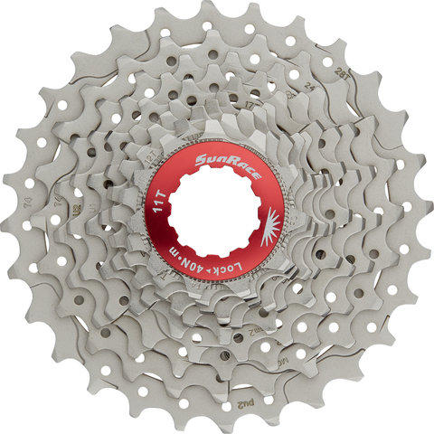 SunRace Cassette CSRX0 de 10 velocidades - metallic silver/11-28