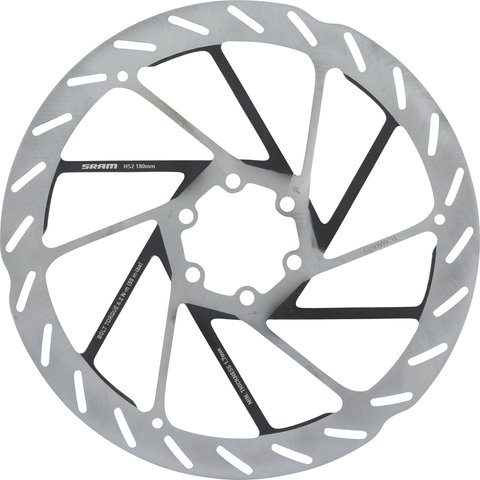 SRAM Disco de freno HS2 6 agujeros - silver-black/180 mm