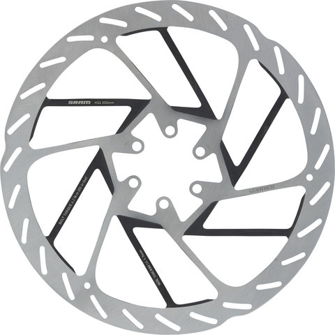 Disco de freno HS2 6 agujeros - silver-black/200 mm