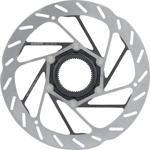 SRAM Disque de Frein HS2 Center Lock - silver-black/160 mm