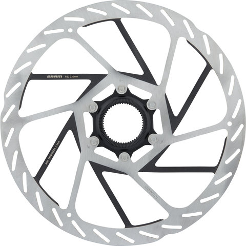 SRAM Disco de freno HS2 Center Lock - silver-black/220 mm