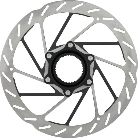 HS2 Center Lock Bremsscheibe - silver-black/180 mm