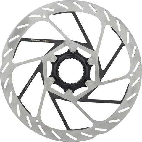 SRAM Disque de Frein HS2 Center Lock - silver-black/200 mm