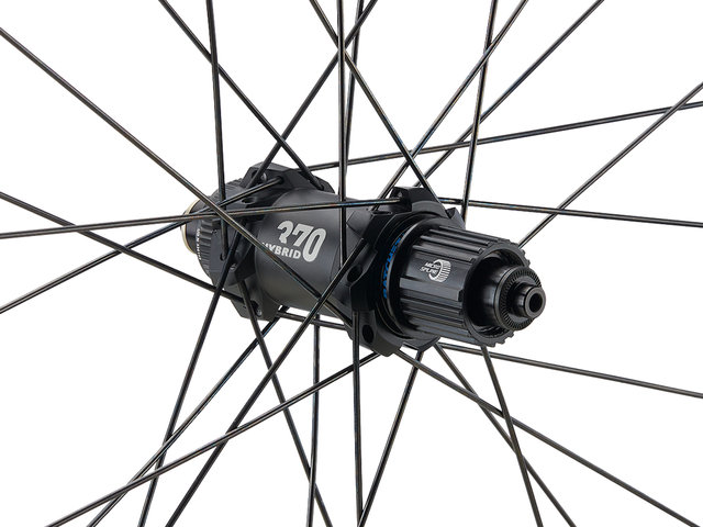 DT Swiss HU 1900 SPLINE 25 Centre Lock Disc 29" Wheelset - black/29" Set (Front 9x100 + Rear 10x135) Shimano Micro Spline