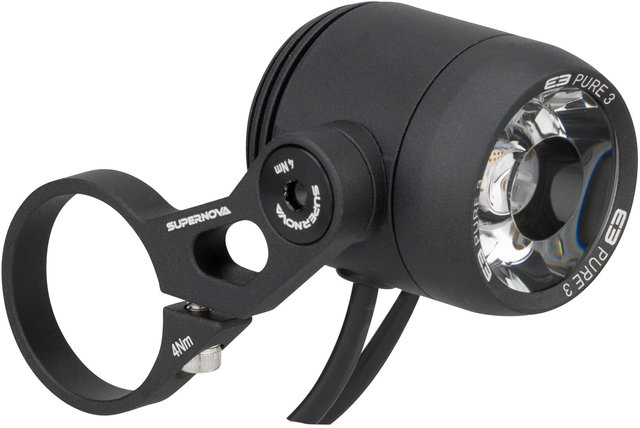 E3 Pure 3 HBM LED Front Light - StVZO approved - black/205 lumens
