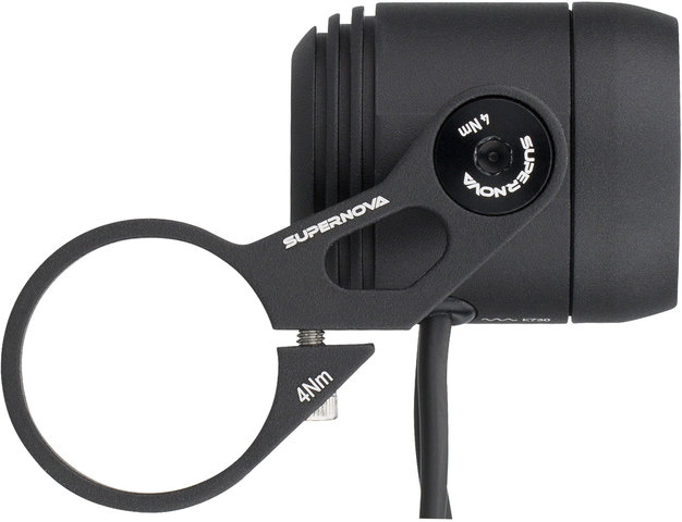 Luz delantera E3 Pure 3 HBM LED con aprobación StVZO - negro/205 lúmenes