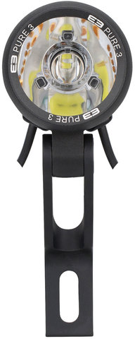 E3 Pure 3 LED Front Light - StVZO approved - black/205 lumens