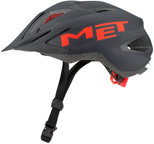 MET Crackerjack Kids' Helmet - black-red/52 - 57 cm