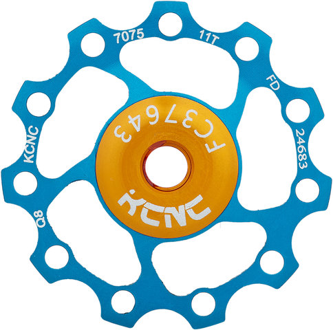 KCNC Galets de Dérailleur Jockey Wheel Alu - bleu/11 dents